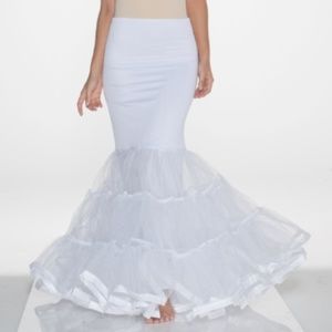 Full Mermaid Bridal Crinoline Wedding Slip Skirt